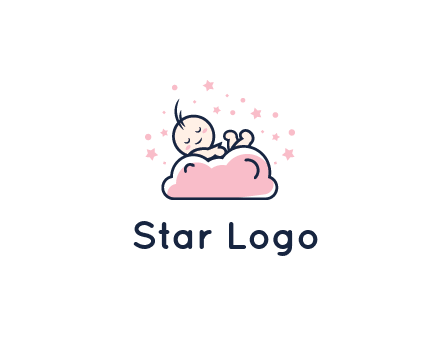 sleeping baby logo