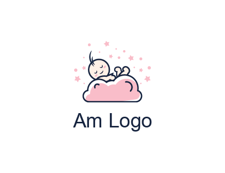 sleeping baby logo