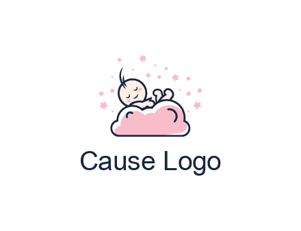 sleeping baby logo