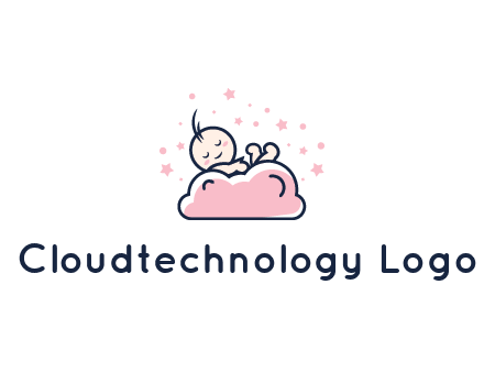 sleeping baby logo