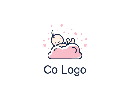 sleeping baby logo