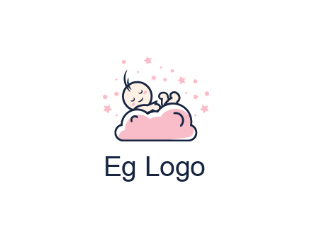 sleeping baby logo