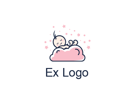 sleeping baby logo
