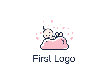 sleeping baby logo