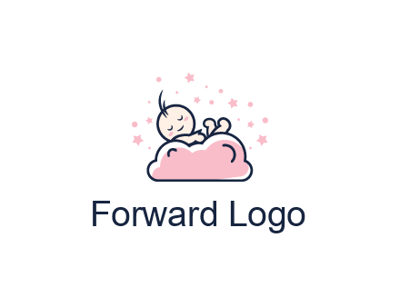 sleeping baby logo