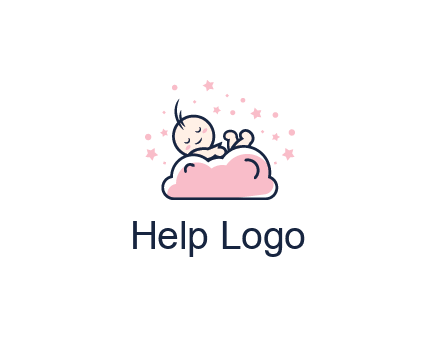 sleeping baby logo