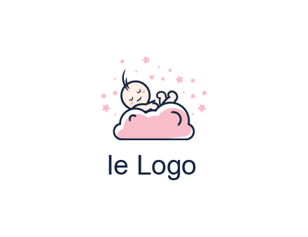 sleeping baby logo