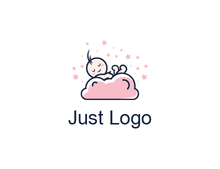 sleeping baby logo