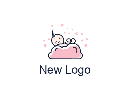 sleeping baby logo