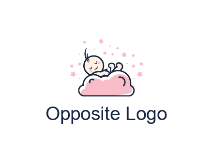 sleeping baby logo