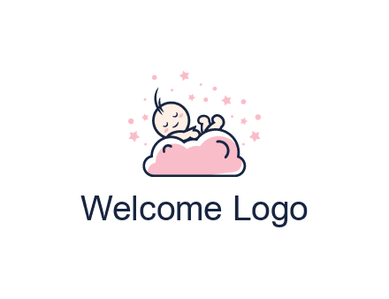 sleeping baby logo