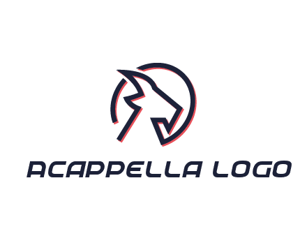 goat face outline logo