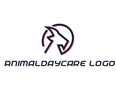 goat face outline logo