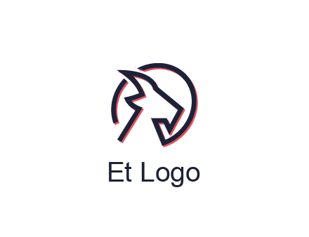 goat face outline logo