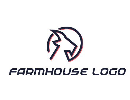 goat face outline logo