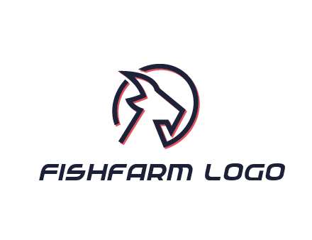 goat face outline logo