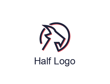 goat face outline logo