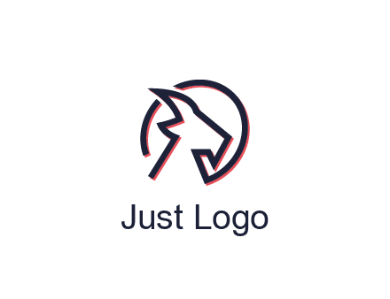 goat face outline logo