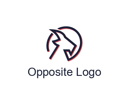 goat face outline logo