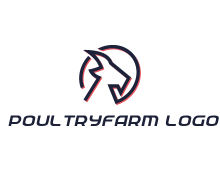 goat face outline logo