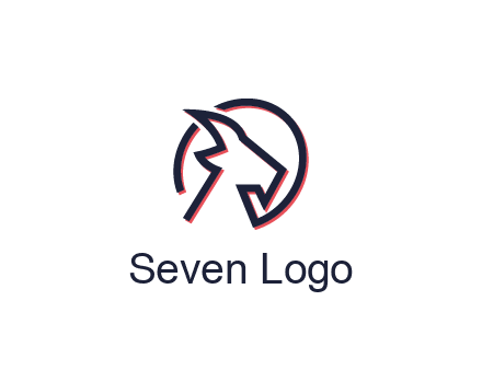 goat face outline logo