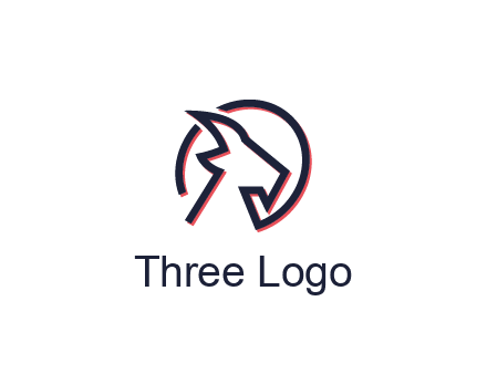 goat face outline logo
