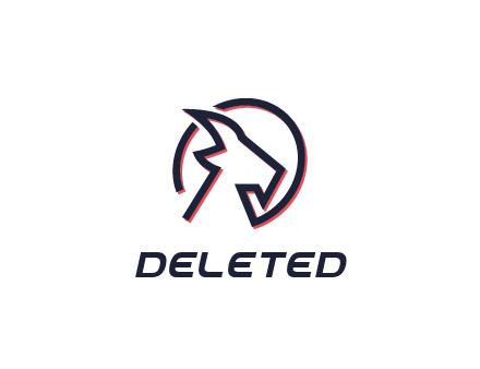 goat face outline logo