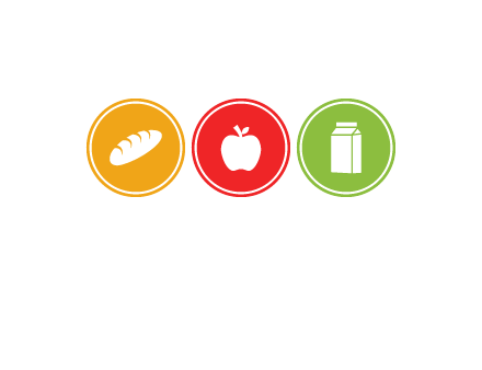 Logo for grocery store Royalty Free Vector Image