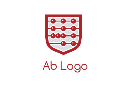 abacus in shield logo