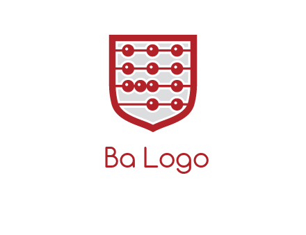 abacus in shield logo