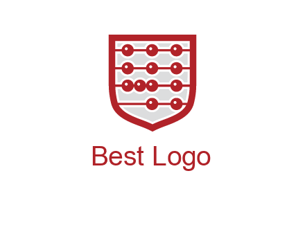 abacus in shield logo