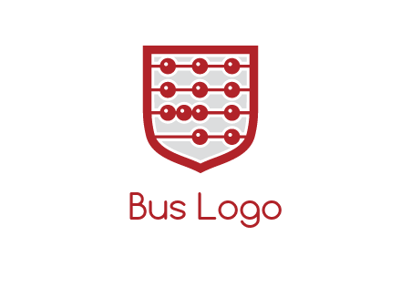 abacus in shield logo