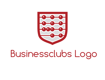 abacus in shield logo