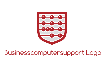 abacus in shield logo