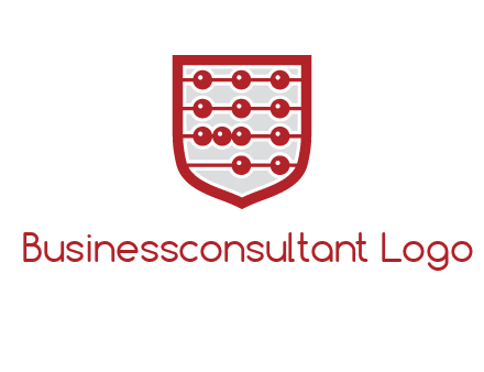 abacus in shield logo