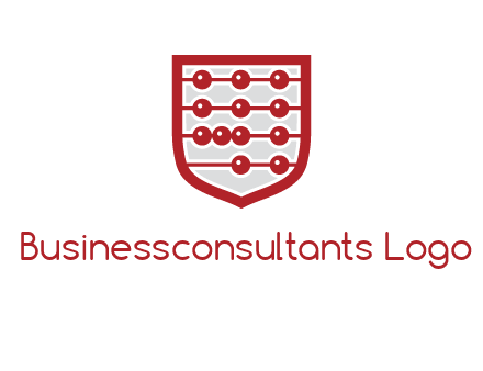 abacus in shield logo