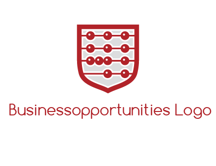 abacus in shield logo