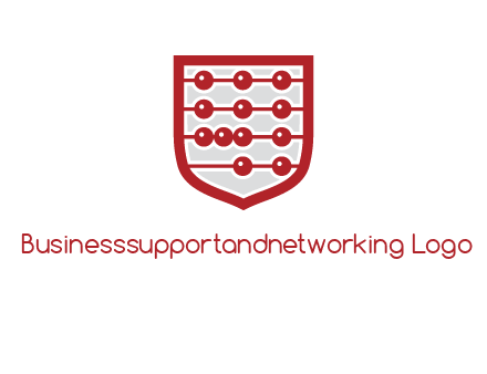 abacus in shield logo