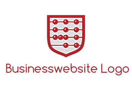 abacus in shield logo