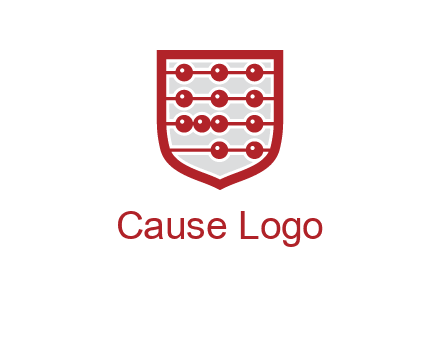 abacus in shield logo
