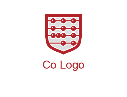 abacus in shield logo