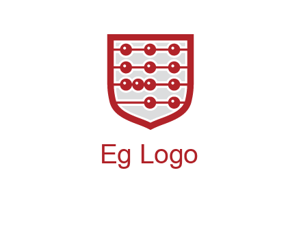 abacus in shield logo