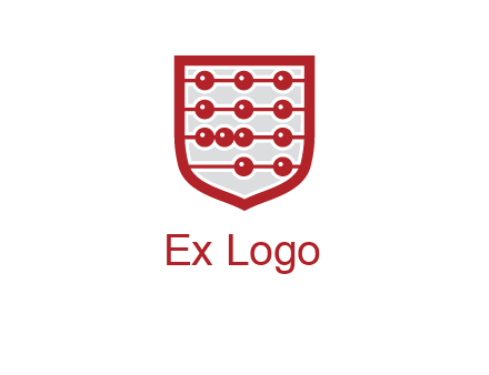 abacus in shield logo