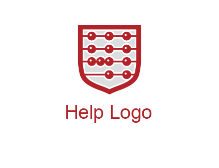 abacus in shield logo