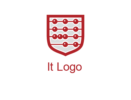abacus in shield logo