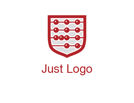 abacus in shield logo