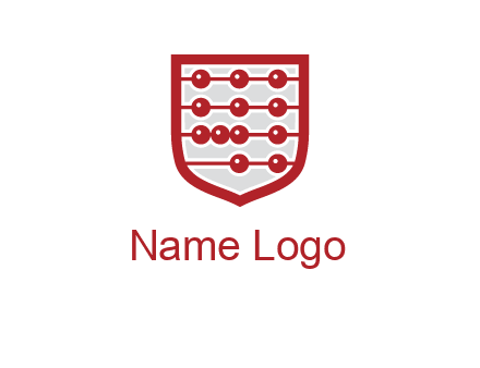 abacus in shield logo