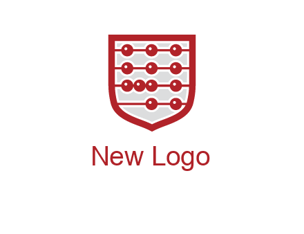 abacus in shield logo