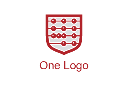 abacus in shield logo