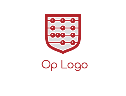 abacus in shield logo